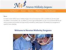 Tablet Screenshot of nwsurgeons.com